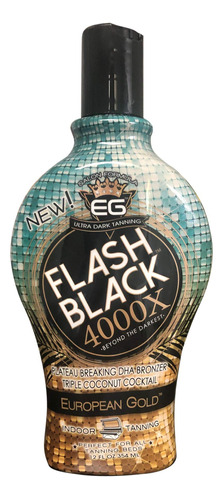 European Gold Flash Black 4000x Locin Bronceadora Para Inter