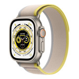 Apple Watch Ultra Gps+celular Titânio 49mm Ama/beg + Brinde