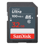 Cartão De Memória Sandisk Sdsdunr-032g-gn6in  Ultra 32gb