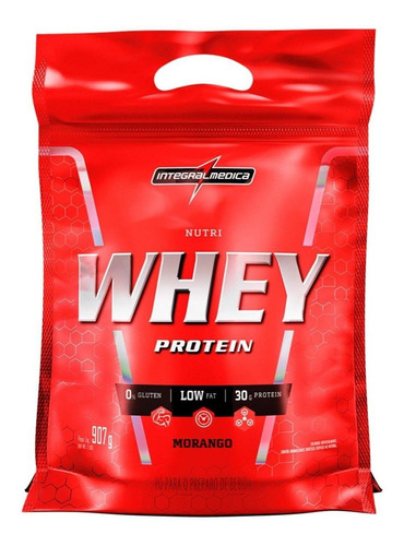 Suplemento Em Pó Integralmédica Nutri Whey Protein 907g