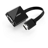 Ugreen Adaptador Activo Hdmi A Vga Con Conector De Audio