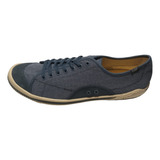 Zapatillas Caterpillar Jonzed Canvas Lona Urbana Azul N°45