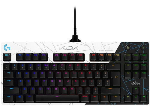 Teclado Mecanico Logitech Gamer G Pro K/da Preto 920-010074