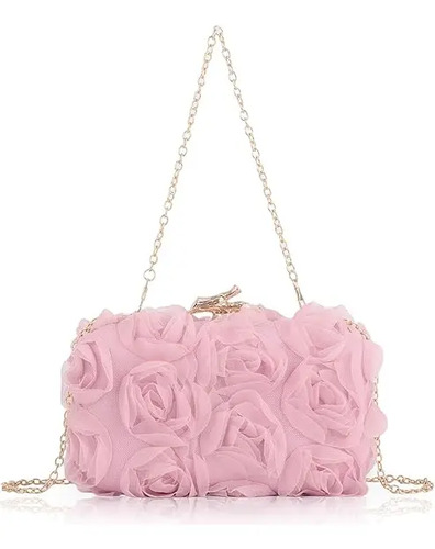Mujer Moda Floral Noche Bolso De Fiesta De Embrague Monedero