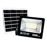 Gd Lampara Exterior Reflector 300w  Panel Solar + Control 