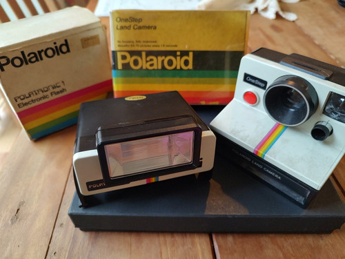 Polaroid Original Com Flash (rara)