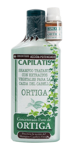 Capilatis Ortiga Shampoo Tratante X 410ml + Concentrado Puro