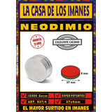 Iman Neodimio 37x4 Mm 12000 Gauss Super Potente - 2 Unidades