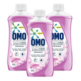 3 Lava-roupas Omo Roupas Finas E Delicadas Original  900ml