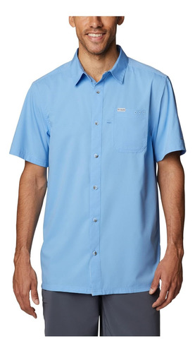 Camisa Columbia Upf 50 Ligera Manga Corta Pesca Original