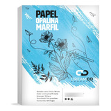 Papel Opalina Marfil Premium Carta 120grs Paquete 100 Hojas