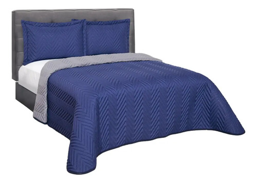 Edredón King Size Con Fundas Capitonadas Dos Vistas  | Envío gratis
