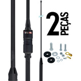 2 Antena Base Embutida Black Px 11m Argentina 200w 1,63m