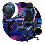 Silla Gamer Ergonomica Gaming Sillon Oficina Rgb Luces Led