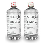 2 Álcool Isopropilico 99% 500ml Limpeza Acrilico E Plasticos