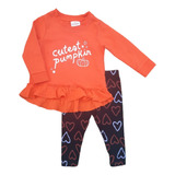 Conjunto Thanksgiving Day Pumpkin Cutest Linda Calabaza