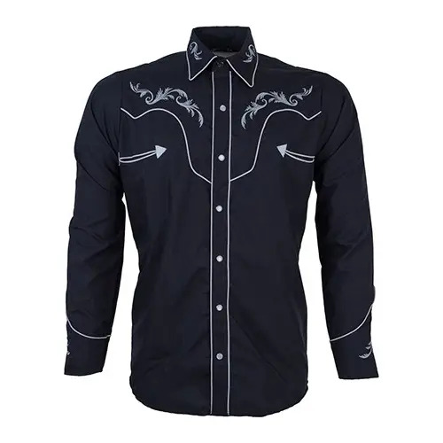 Camisa Vaquera Espuela De Oro Original Bordada Hombre 2039