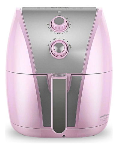 Fritadeira Air Fryer Britânia Bfr40rs Antiaderente 5l 1500w Cor Rosa 220v