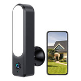 Camara De Seguridad Exterior Con Lampara Wifi App Tuya Q03