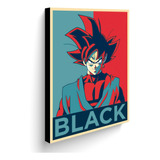 Cuadro Decorativo 60x40 Cms Goku Black