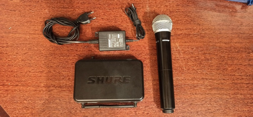 Microfone Sem Fio Shure Sm-58pg - Dinâmico Cardióide Preto
