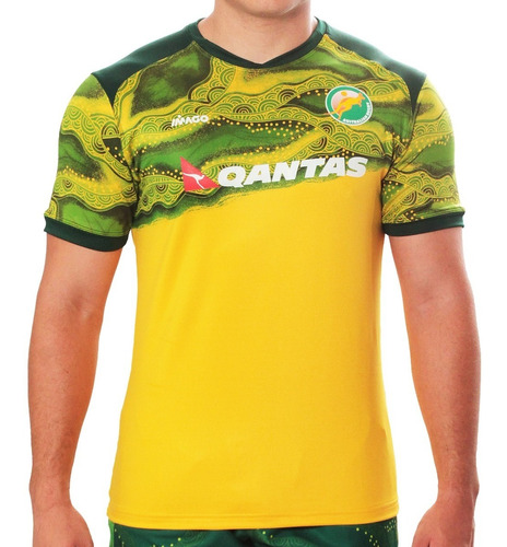 Camiseta Elastizada Hombre Wallabies Imago Rugby Pumas