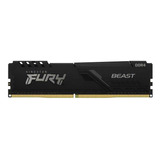 Memoria Ram Kingston Fury Beast Ddr4 Gamer Color Negro 32gb