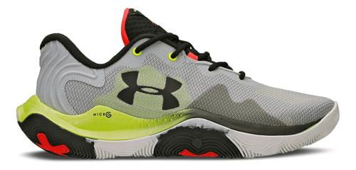 Zapatillas Under Armour Basquet Hombre Buzzer Gr-lima Ras