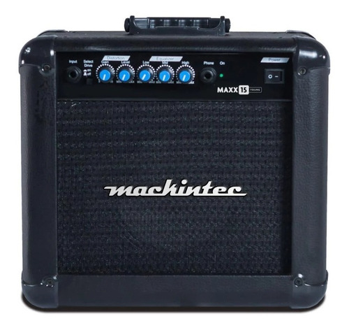 Cubo Amplificador Guitarra Mackintec Maxx 15 Color 15w Preta