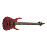 Mayones Duvell Elite 7 Guitarra 7 Cuerdas Trans Dirty Red 