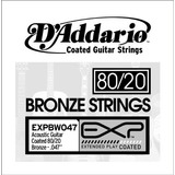 Daddario Expbw047 Cuerda Individual De Bronce 80/20 Con Reve