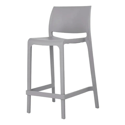 Banco Para Cocina Lagoon Sensilla 7211c, Set De 4, 65 Cm Acabado De La Estructura Liso Color Gris Acero | Meses sin interés