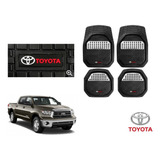 Tapetes 4pz Charola 3d Logo Toyota Tundra 2007 A 2013