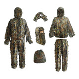 Lylpyhdp Traje Ghillie Para Ninos Y Adultos, Ropa De Camufla