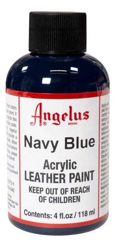 Pintura Acrílica Angelus 4 Oz ( 1 Pieza ) Color Navy Blue