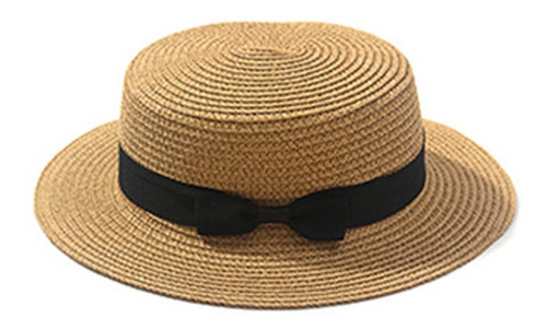 Sombrero Mujer Gorro Para El Sol Moda Playa Camping Lazo