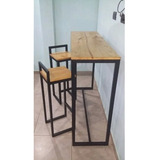 Mesa Comedor + 2 Taburetes Cocina Pequeña Moderna Minimalist