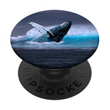 Whale Pop Socket - Whale Waves Pop Socket Popgrip