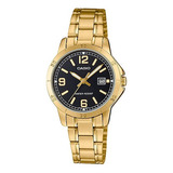 Reloj Para Mujer Casio Classic Ltp-v004g-1budf Dorado