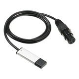 1 Cable Adaptador De Interfaz Usb A Dmx Para Ordenador De