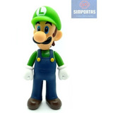 Figura De Luigi Articulada 12 Cms Super Mario Bros Calidad