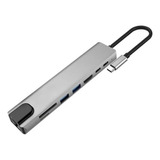 Hub Usb C Adaptador 8 Em 1 Ethernet Hdmi 4k Thunderbolt 3 M2