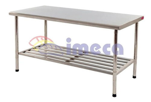 Bancada Total Inox Industrial Padaria Açougue 2m