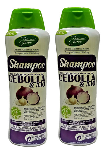 2 Shampoo Cebolla Y Ajo 1000ml - mL a $34