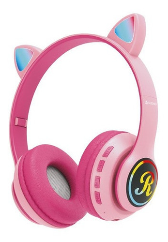 Auriculares Inalámbricos Infantiles Bluetooth Orejas Gatito 