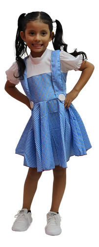 Disfraz Vestido De Dorothy Mago De Oz Para Niña Infantil | Meses sin interés
