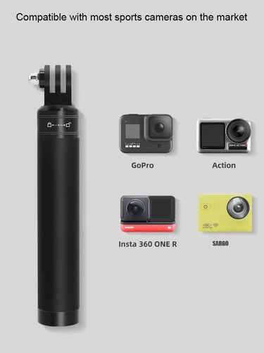 Palo Baston Selfie 68cm Para Camaras Gopro Go Metalica Mini