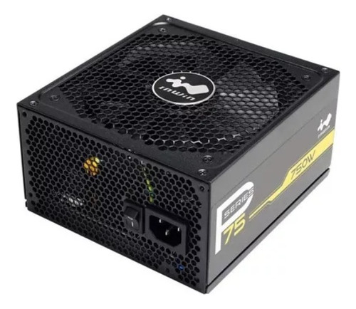 Fuente De Poder Pc 750w Gamer In Win 80 Plus Gold No Modular