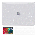 Funda Para Macbook Air 13 M1+accesorios Transparente Brillos