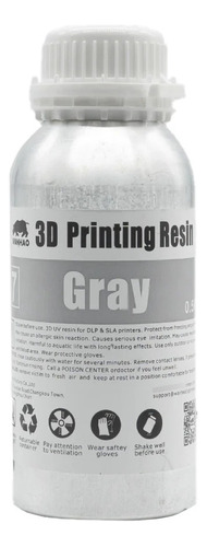 Resina Uv Wanhao 250 Impresora 3d  Dlp Sla Lcd Gris